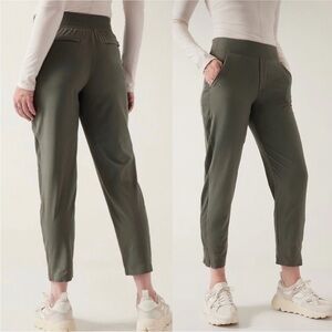 Athleta Brooklyn Ankle Pant Mountain Olive Green